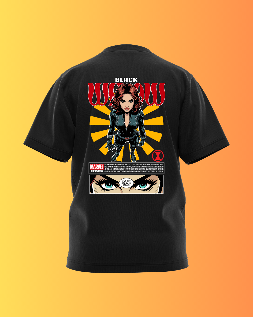 Black Widow- Oversized T-Shirt