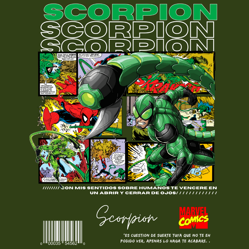 SCORPION - MARVEL OVERSIZE T-SHIRT