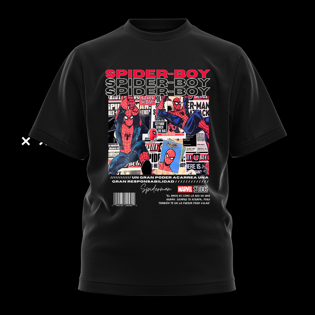 SPIDER MAN - VINTAGE MARVEL OVERSIZE T-SHIRT