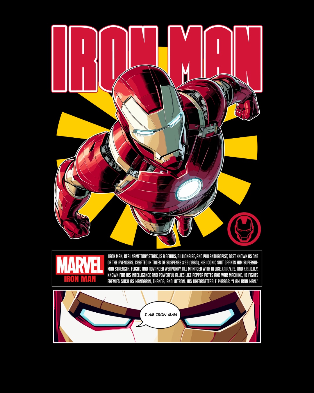 Ironman - Oversized T-Shirt