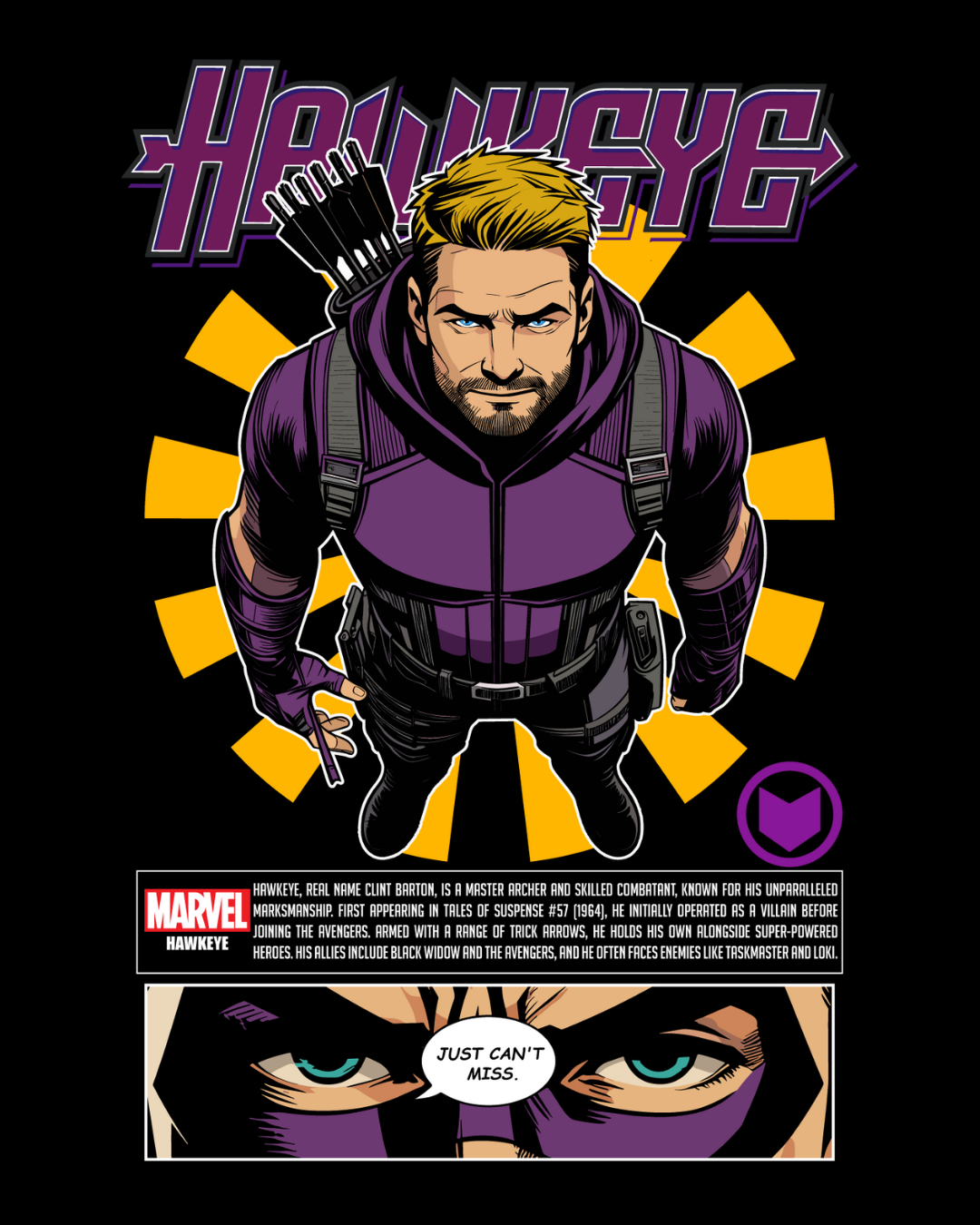 Hawkeye - Oversized T-Shirt