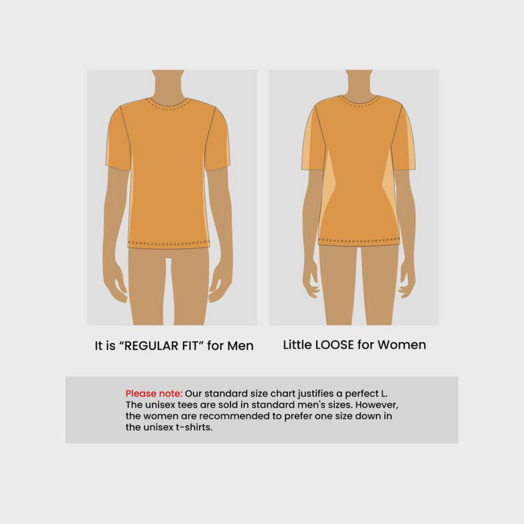Round Neck T-Shirt - Peach