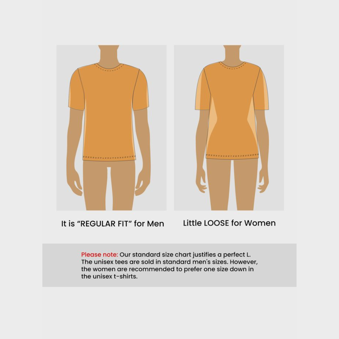 Round Neck T-Shirt - Peach
