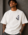 Shadow Play Embroidered Oversized T-Shirt