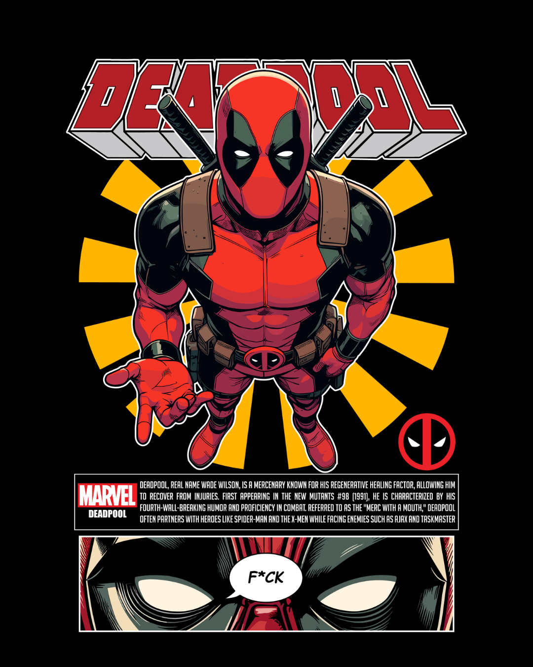Deadpool - Oversized T-Shirt