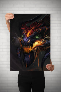Ancient Dragon Metal Poster