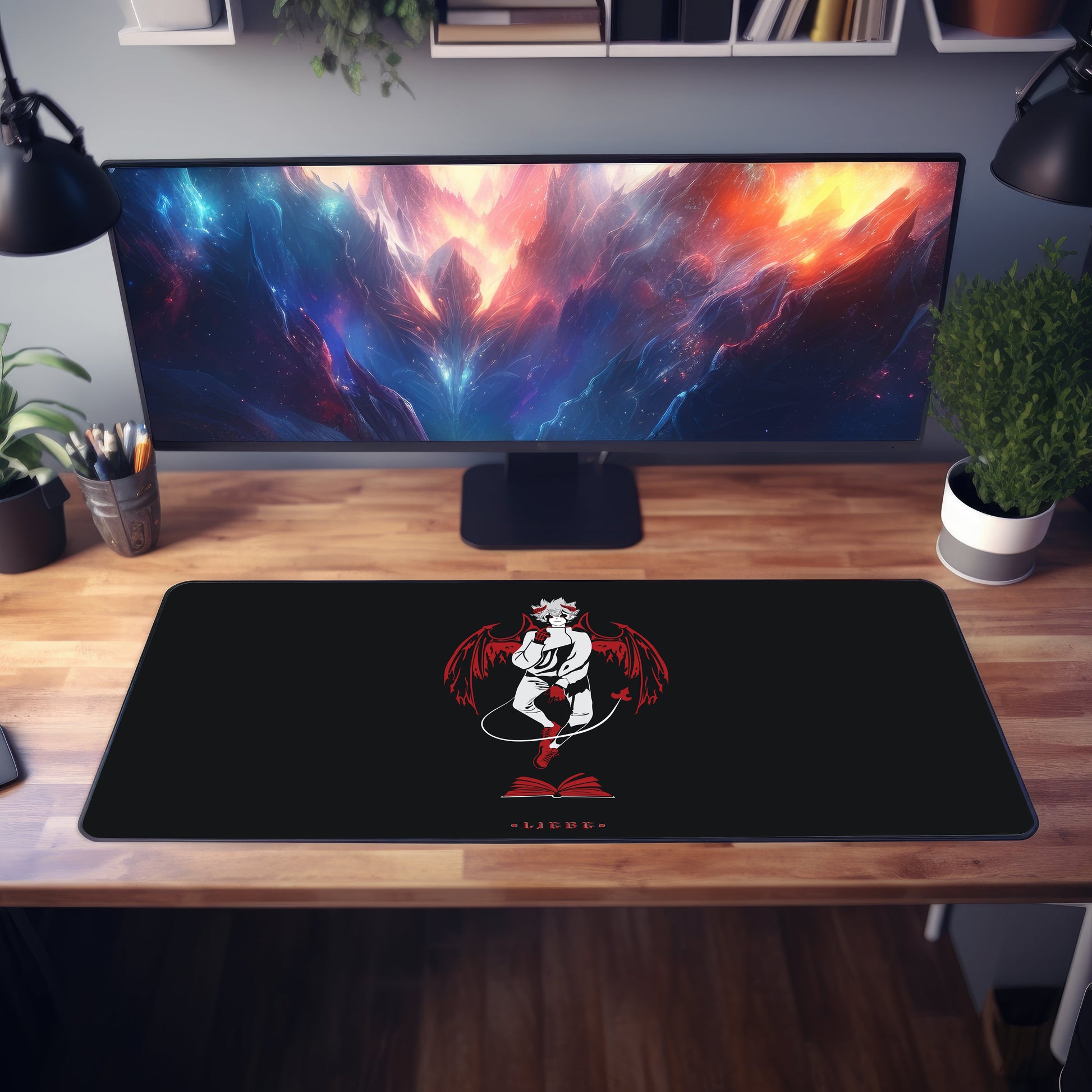 Black Clover Black Asta Desk Mat