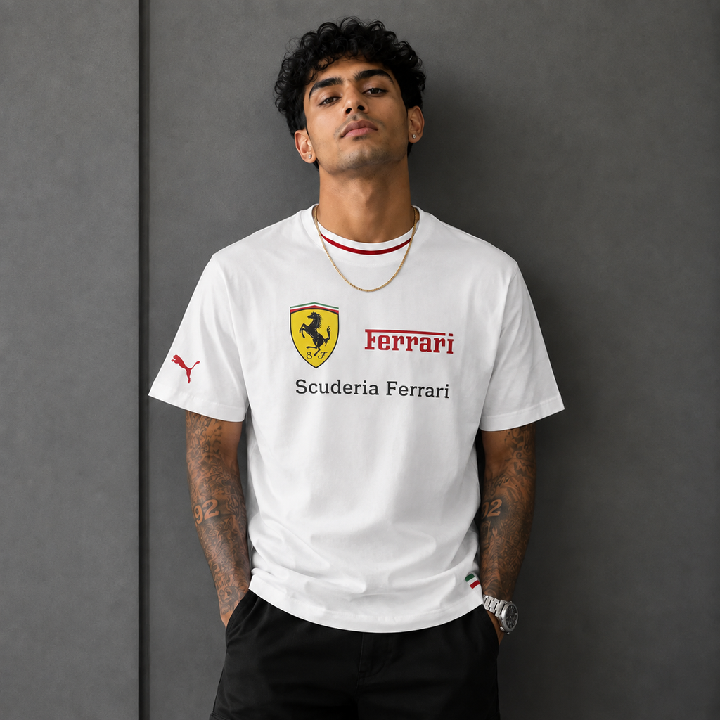 Ferrari Classic Crest Oversized T-Shirt