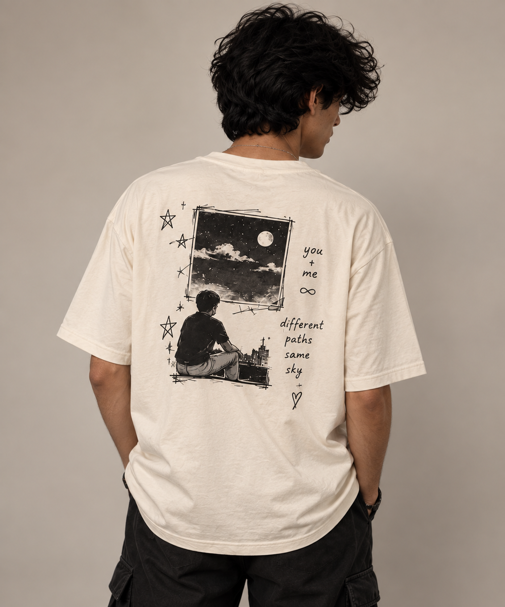 Same Sky, Different Paths Couple Tee