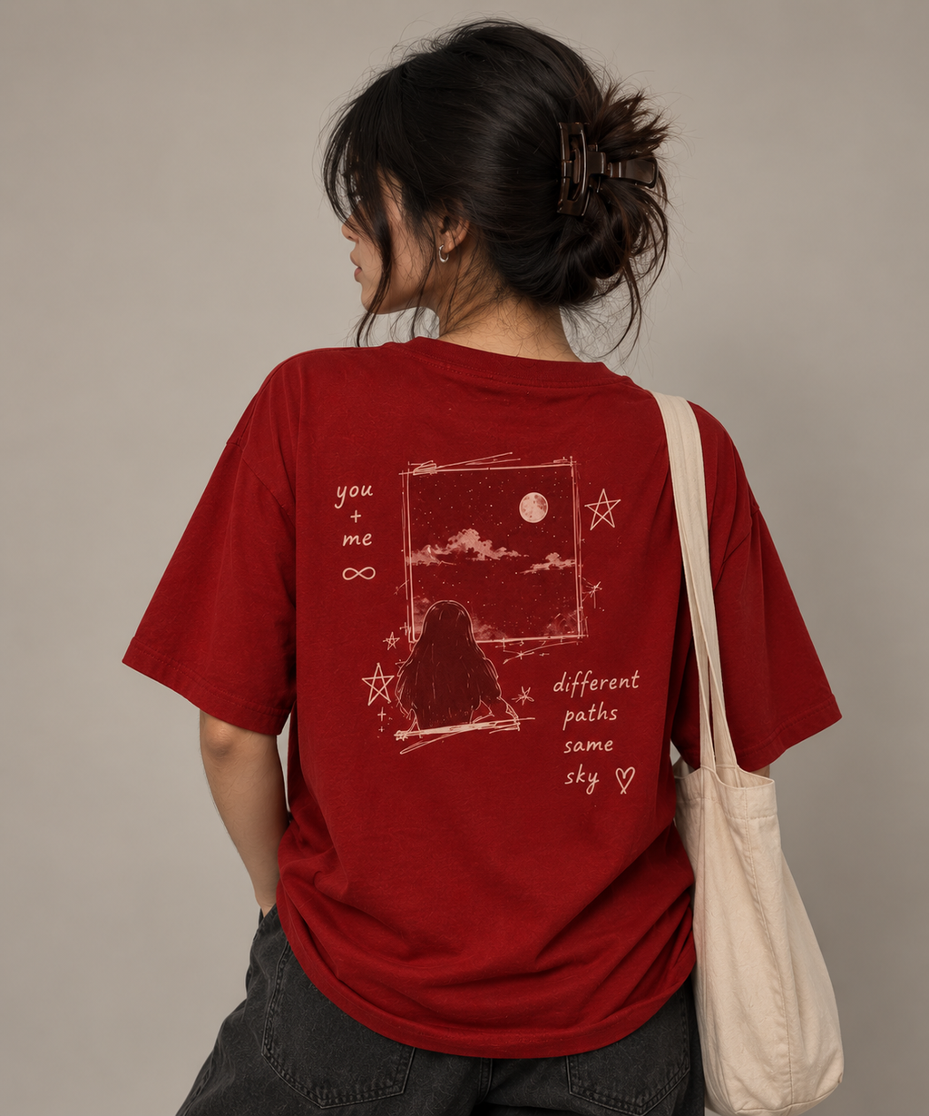 Same Sky, Different Paths Couple Tee