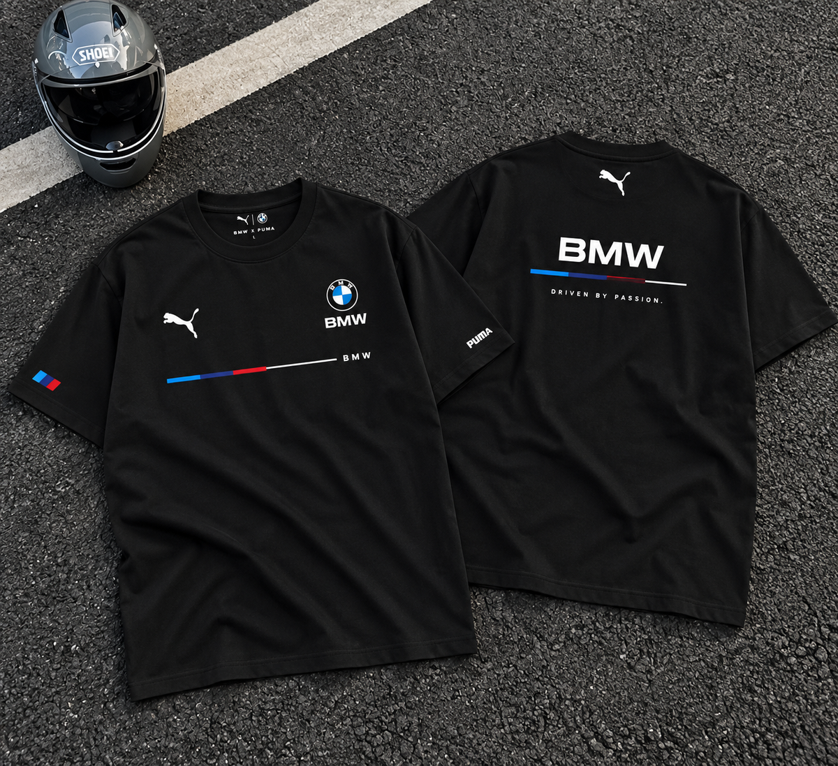 BMW Motorsport Racing Line T-Shirt – Black