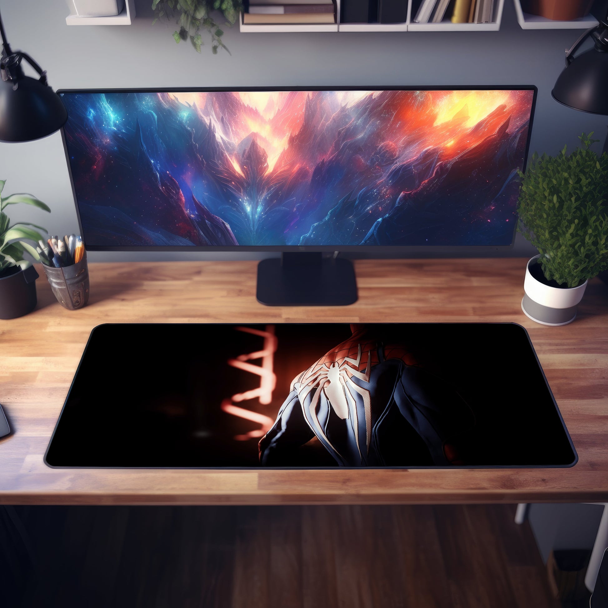 Spiderman PS4 Game Desk Mat