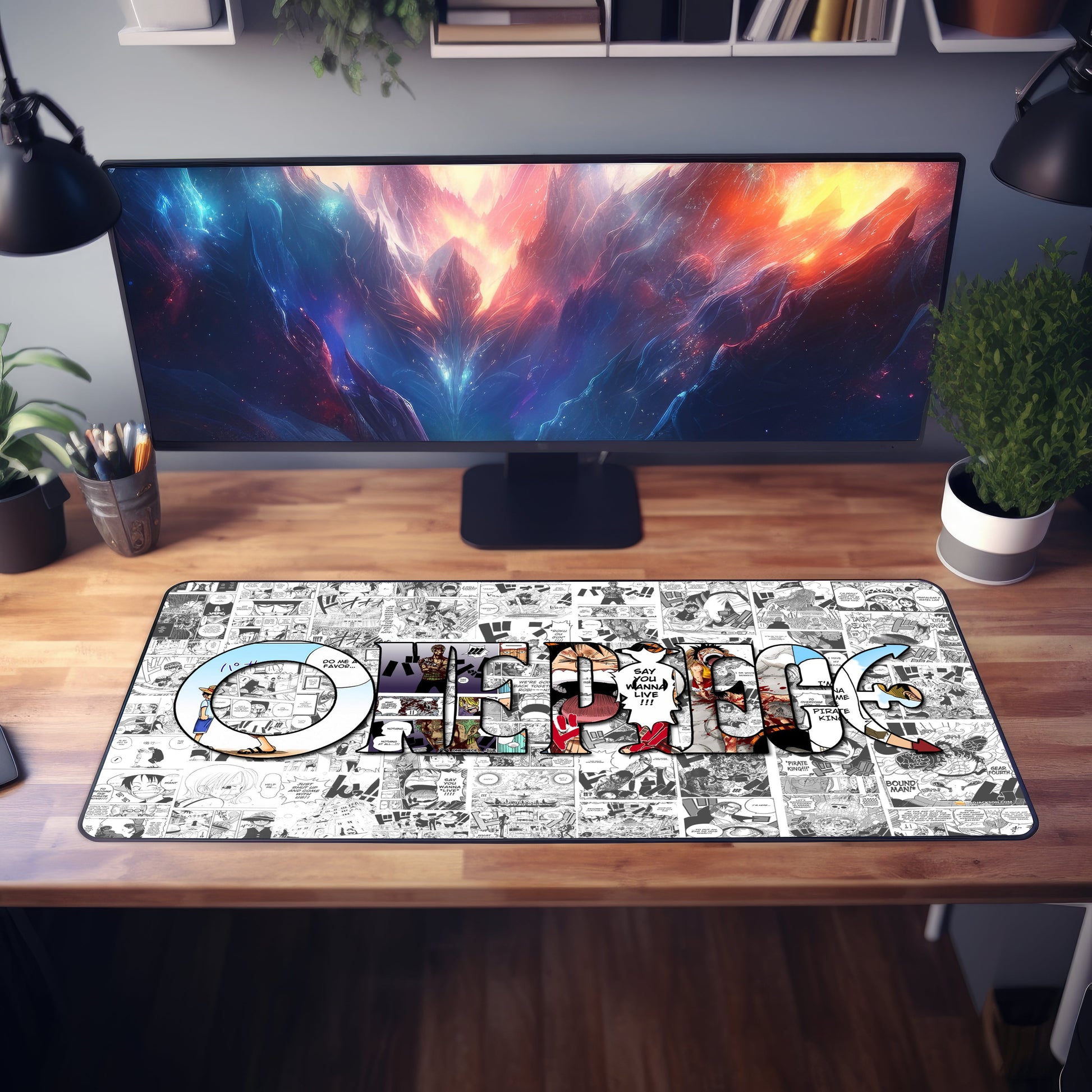 Onepiece Manga Poster Desk Mat