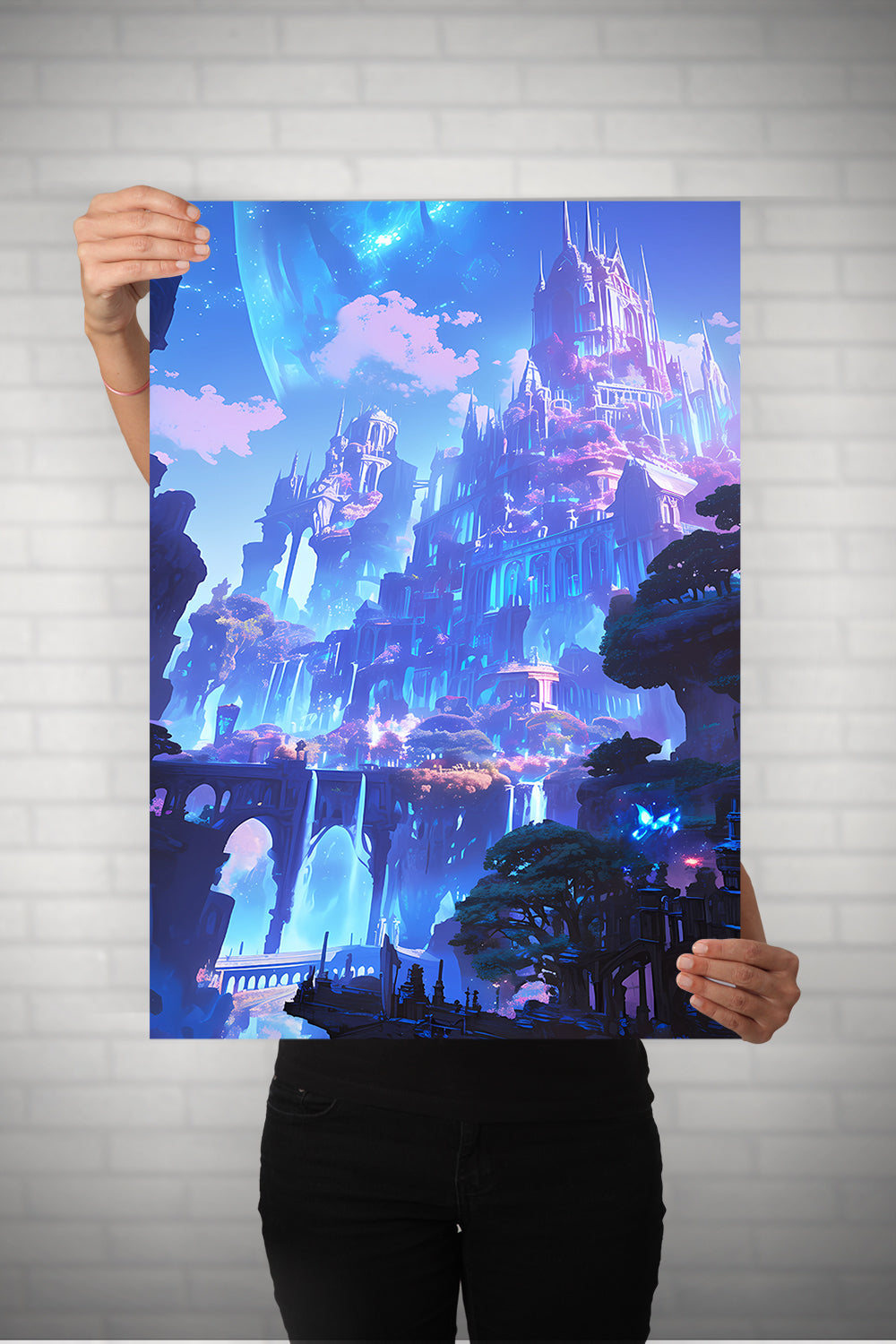 Dream Castle Painting Metal Poster