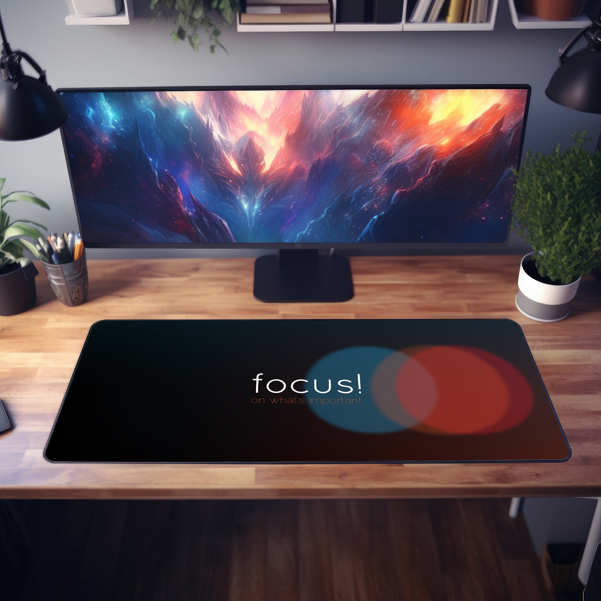 Focus Motivation Desk Mat