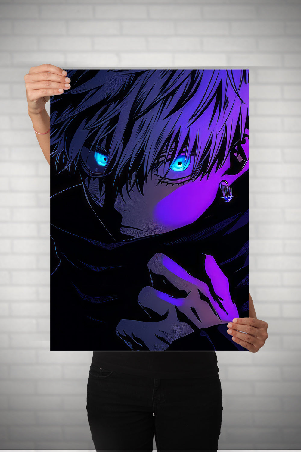 Gojo Satoru HD Metal Poster