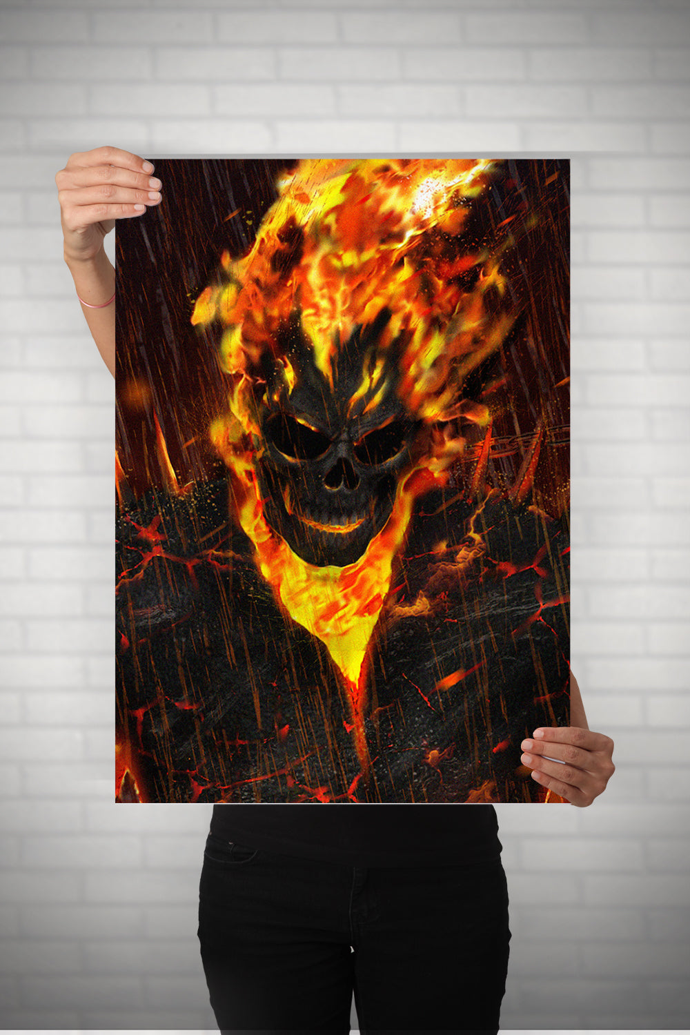 Gost Rider Metal Poster