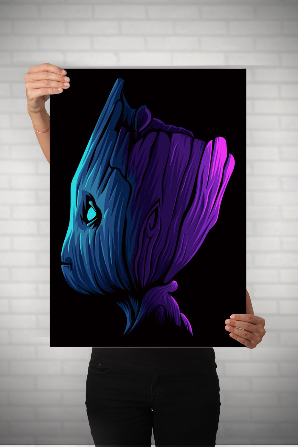 Groot AI Metal Poster
