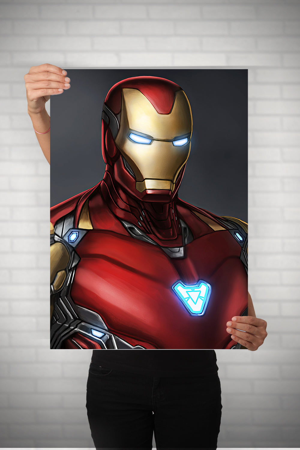 Iron Man Suit Metal Poster
