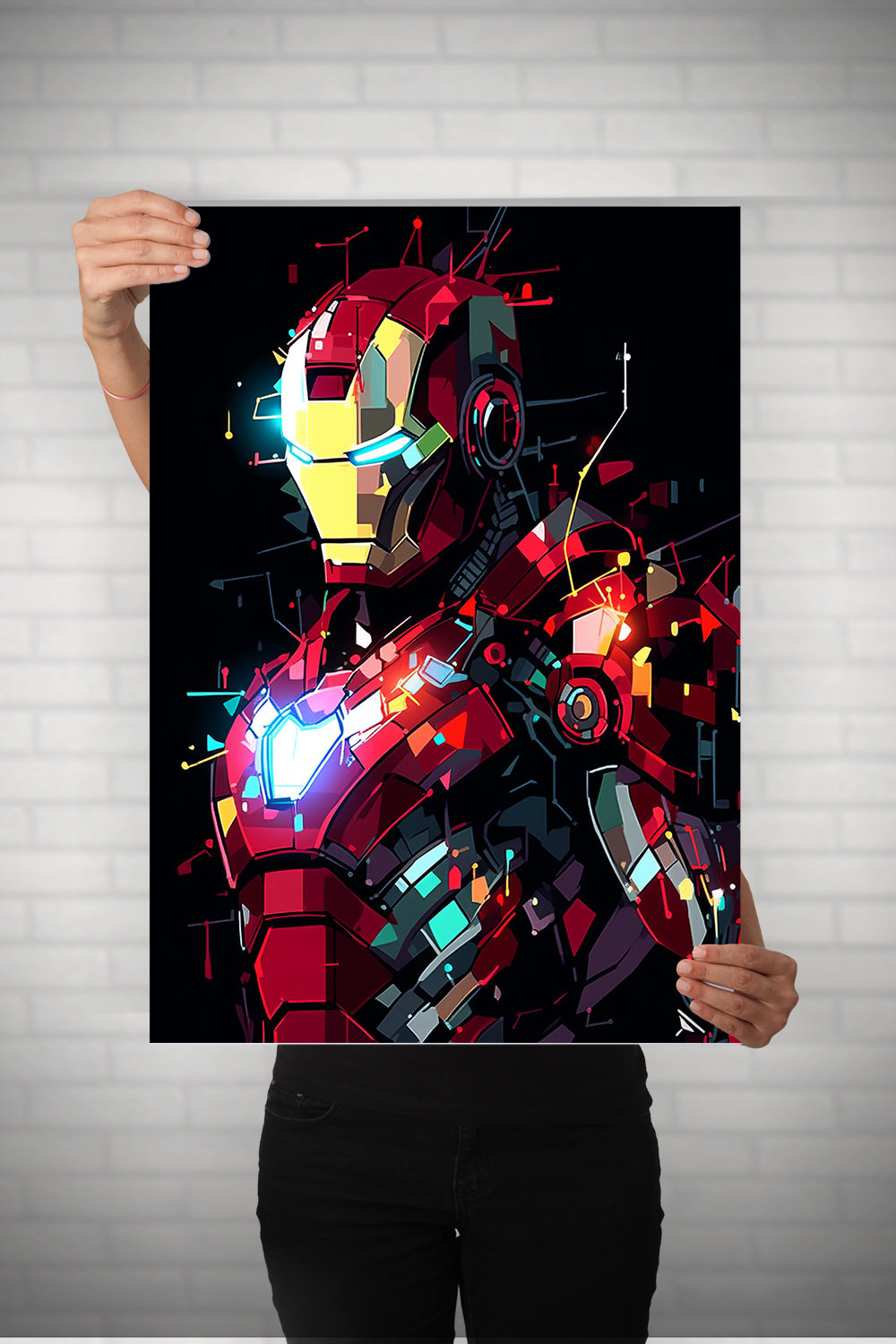 Iron Man VFX Art Metal Poster