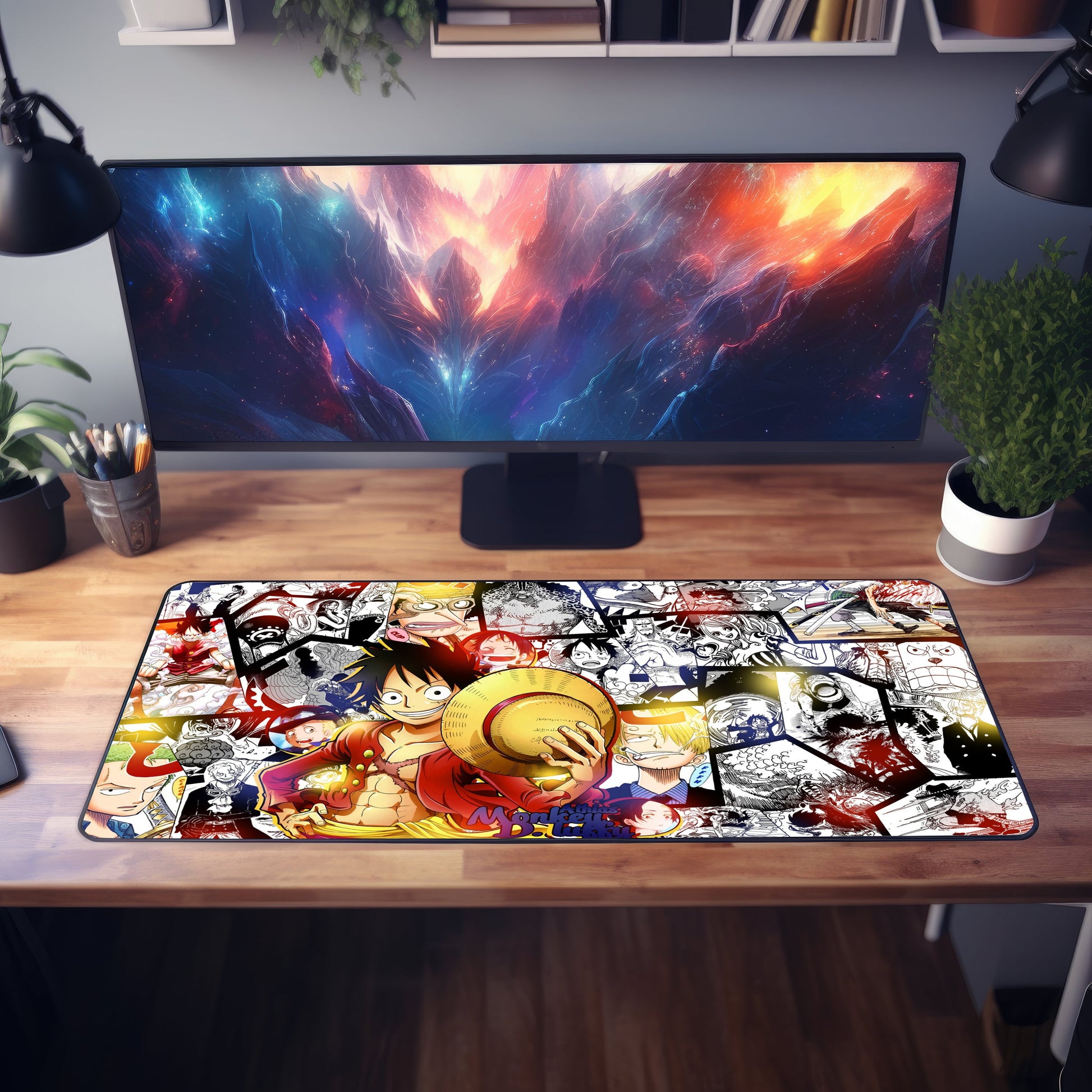 Luffy Manga Desk Mat