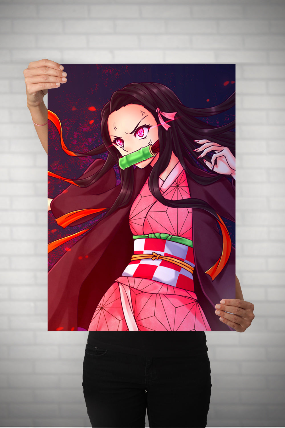 Nezuko Big Form Metal Poster