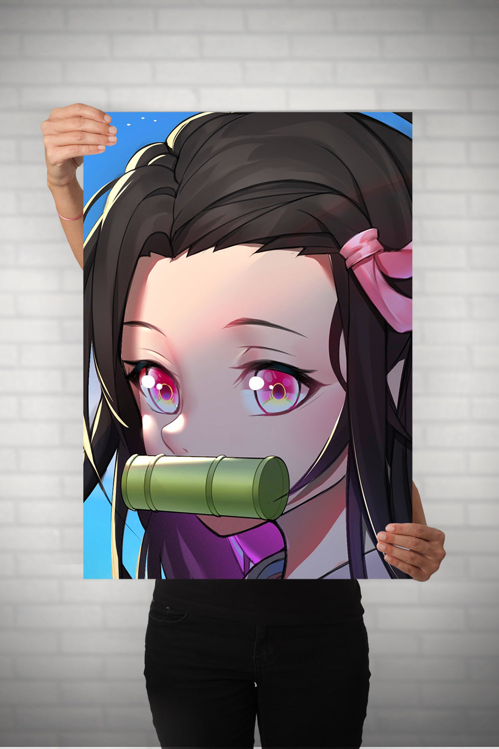 Nezuko Metal Poster