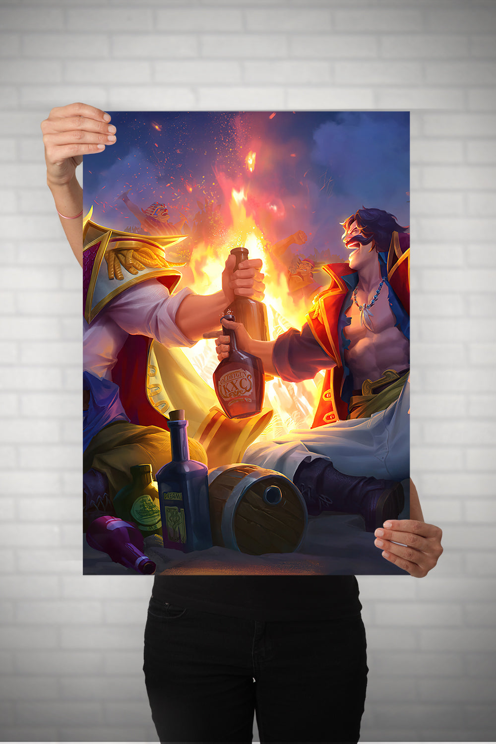 Roger WhiteBeard Metal Poster