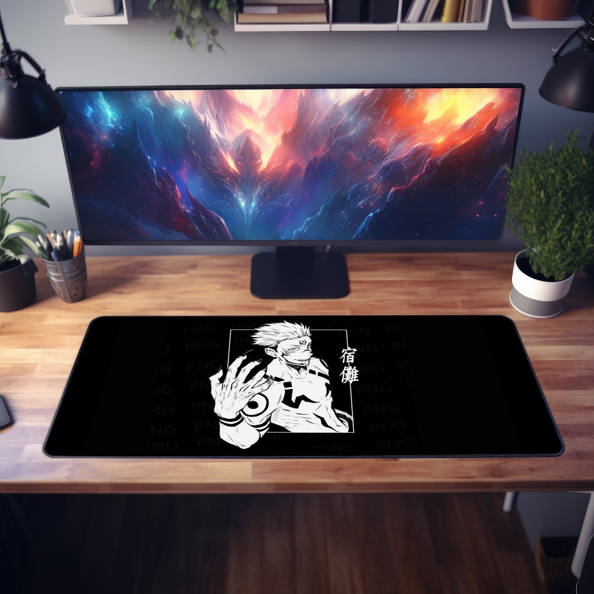 Ryomen Sukuna Desk Mat
