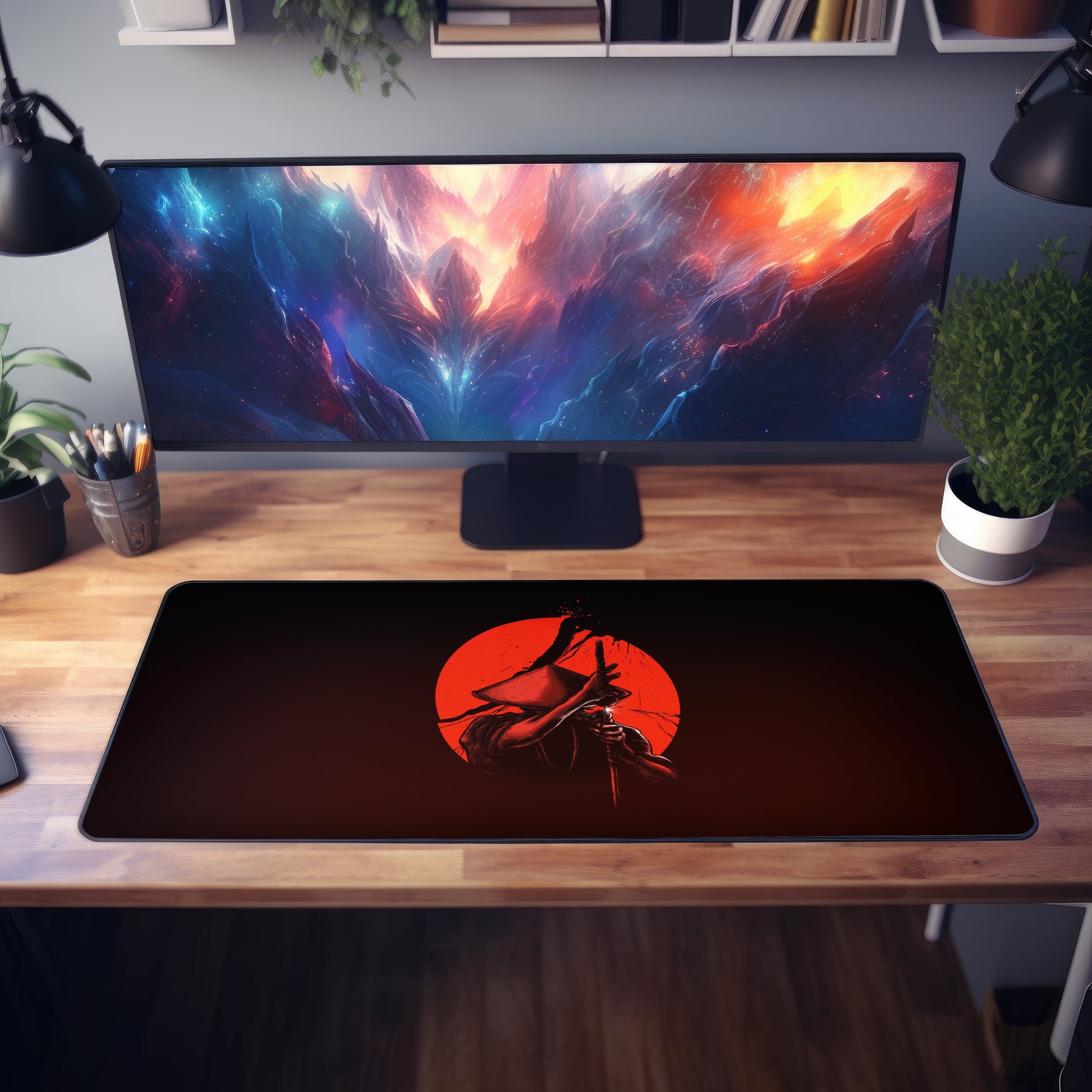 Samurai Warrior Desk Mat