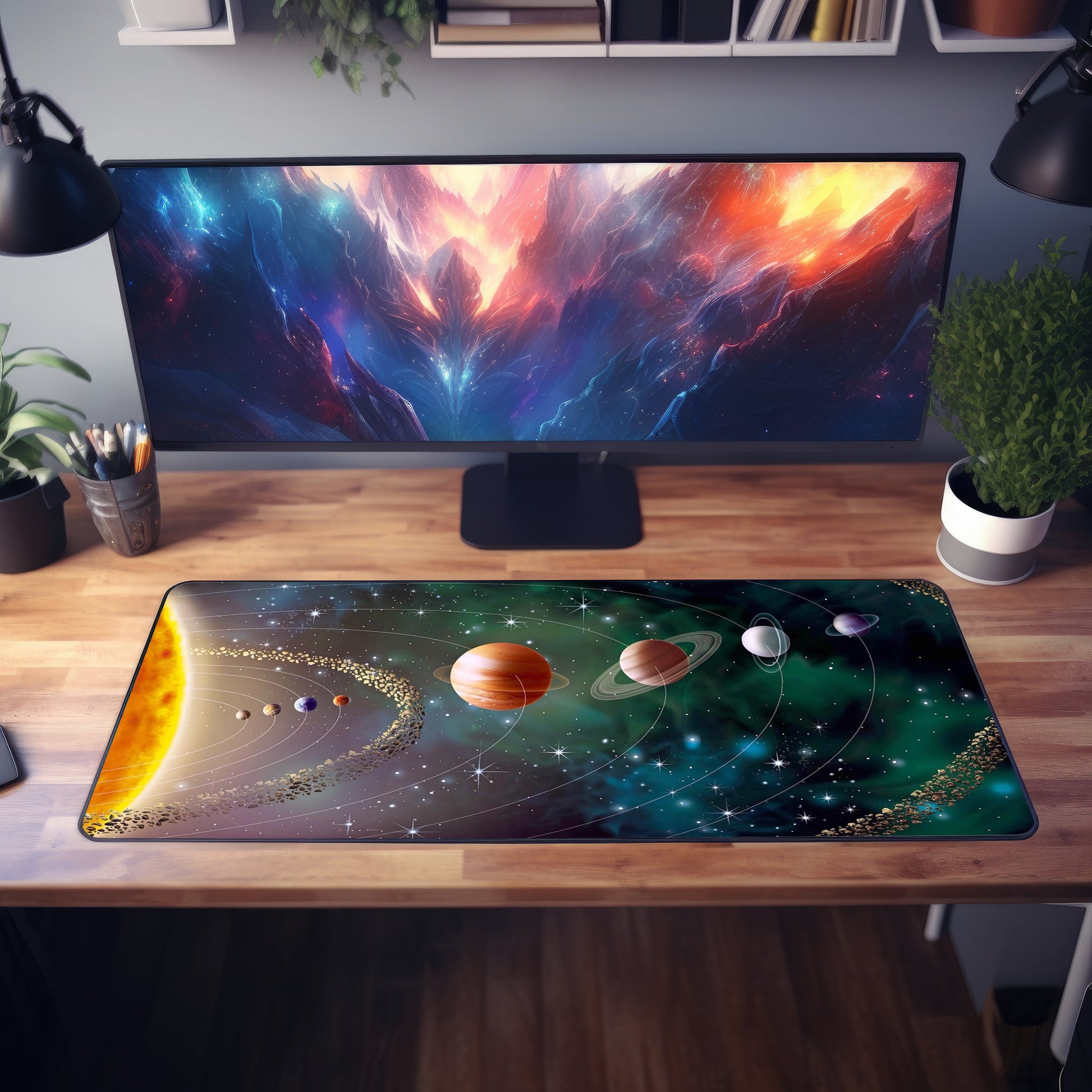 Solar System Desk Mat
