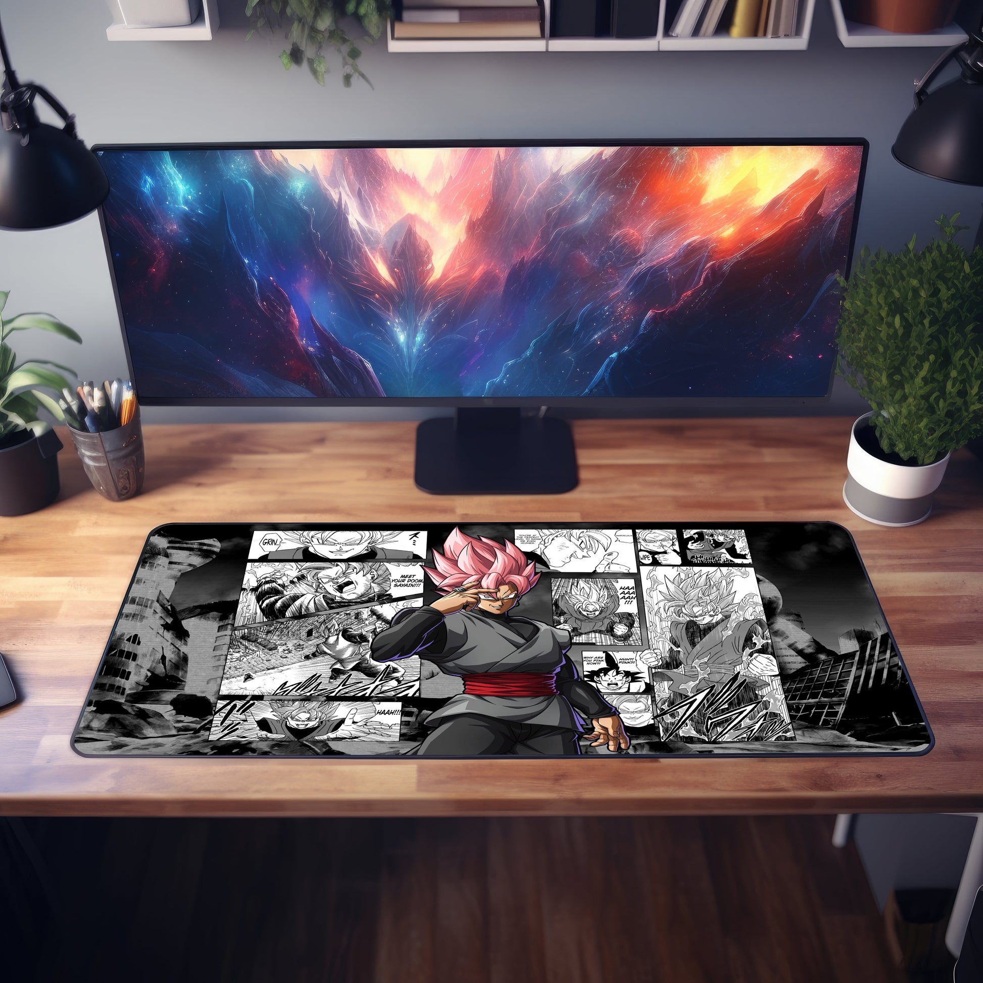 Son Goku Manga Desk Mat