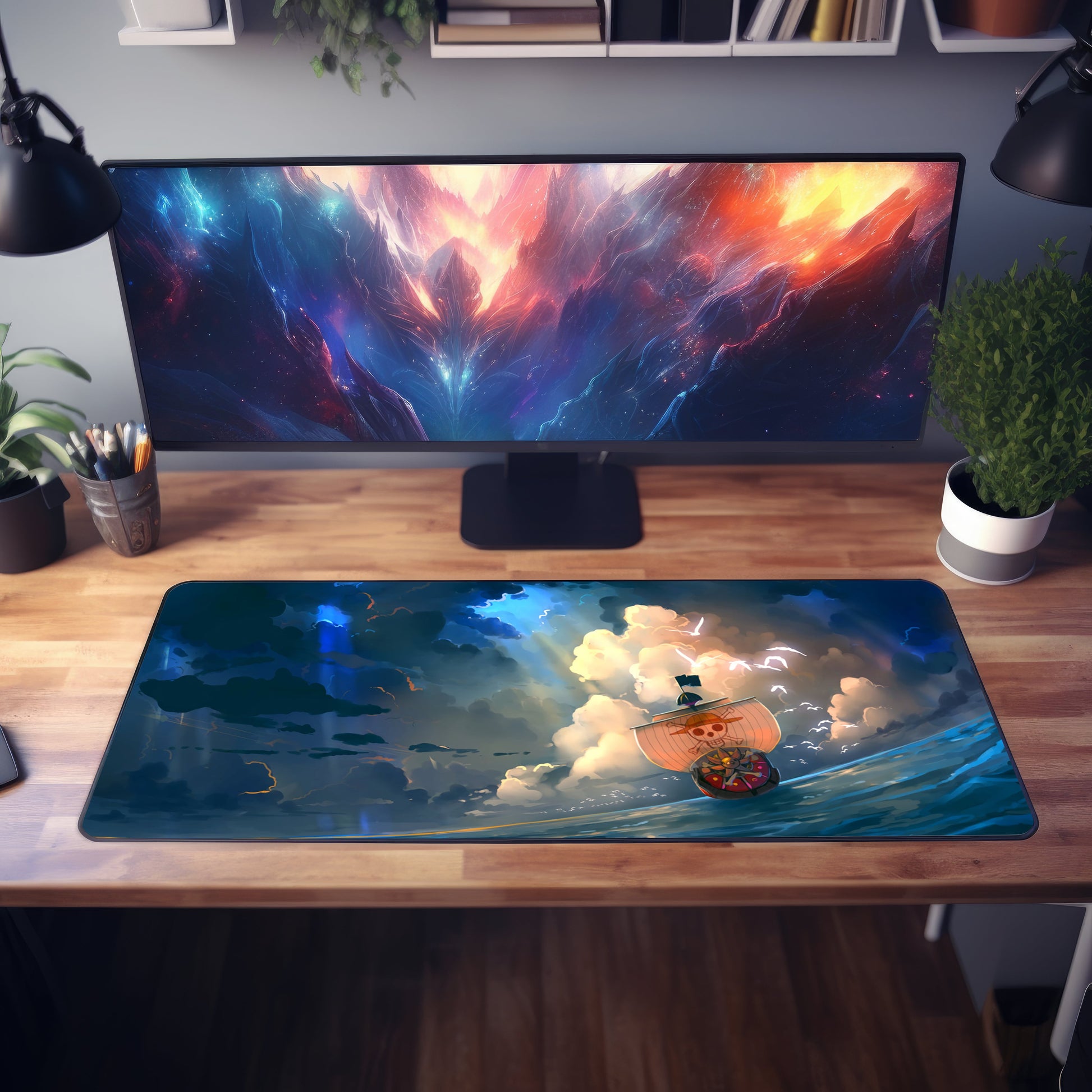 Strawhats Sunny Desk Mat