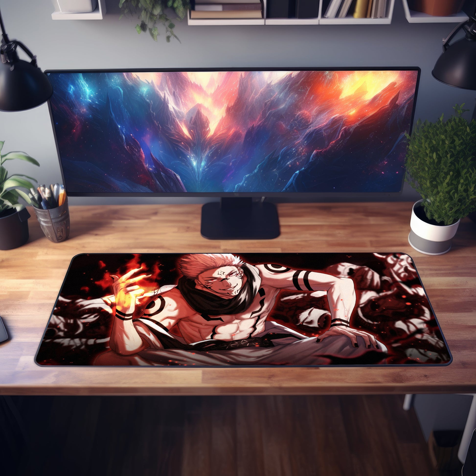 Sukuna Jujutsu Kaisen Desk Mat