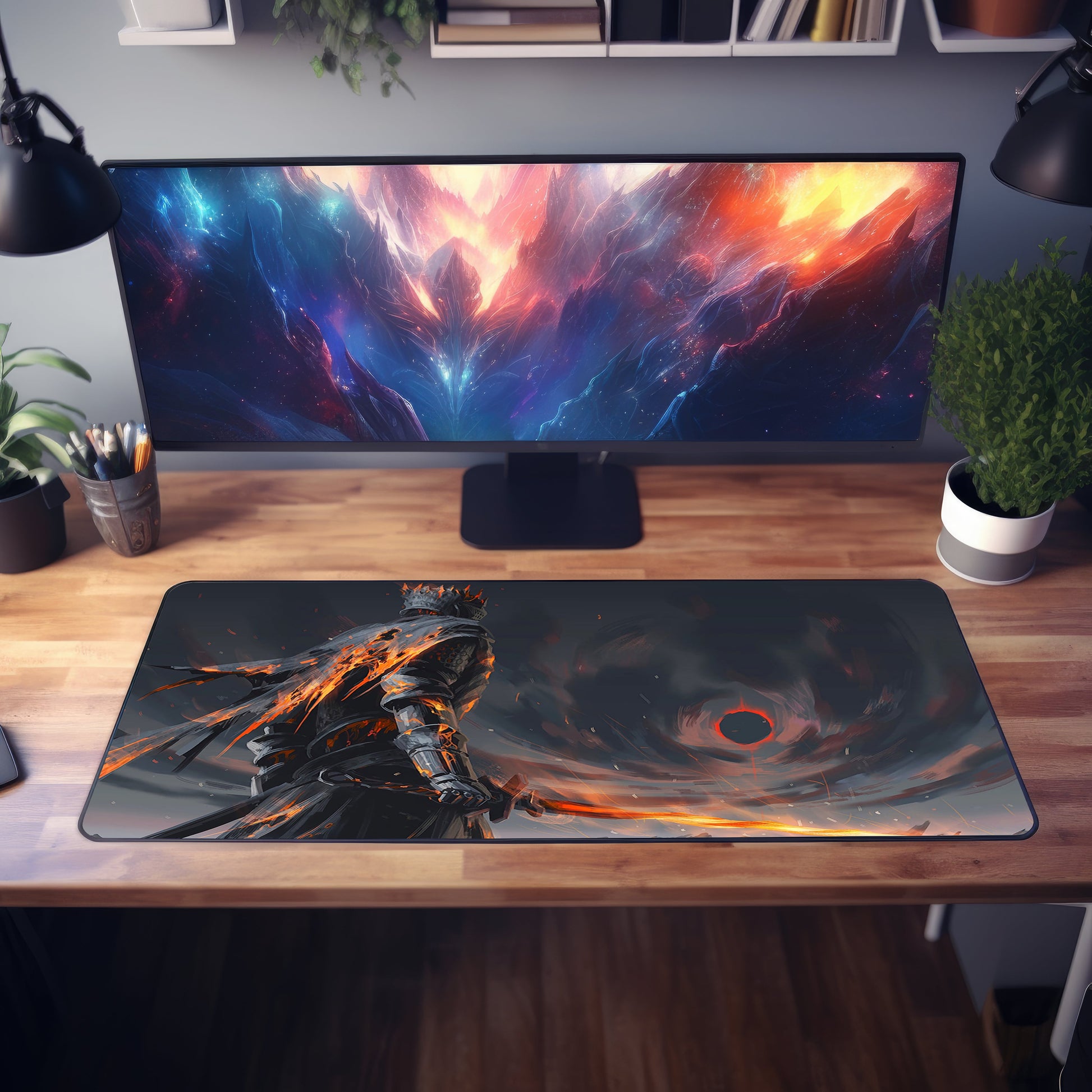 Sword Warrior Desk Mat