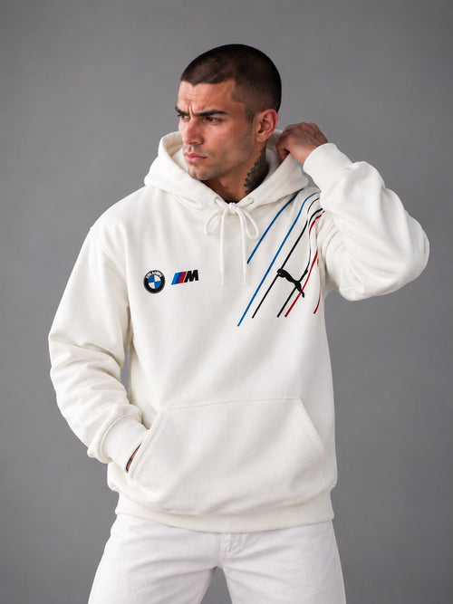 BMW M Motorsport Lines Graphic Hoodie – Off White