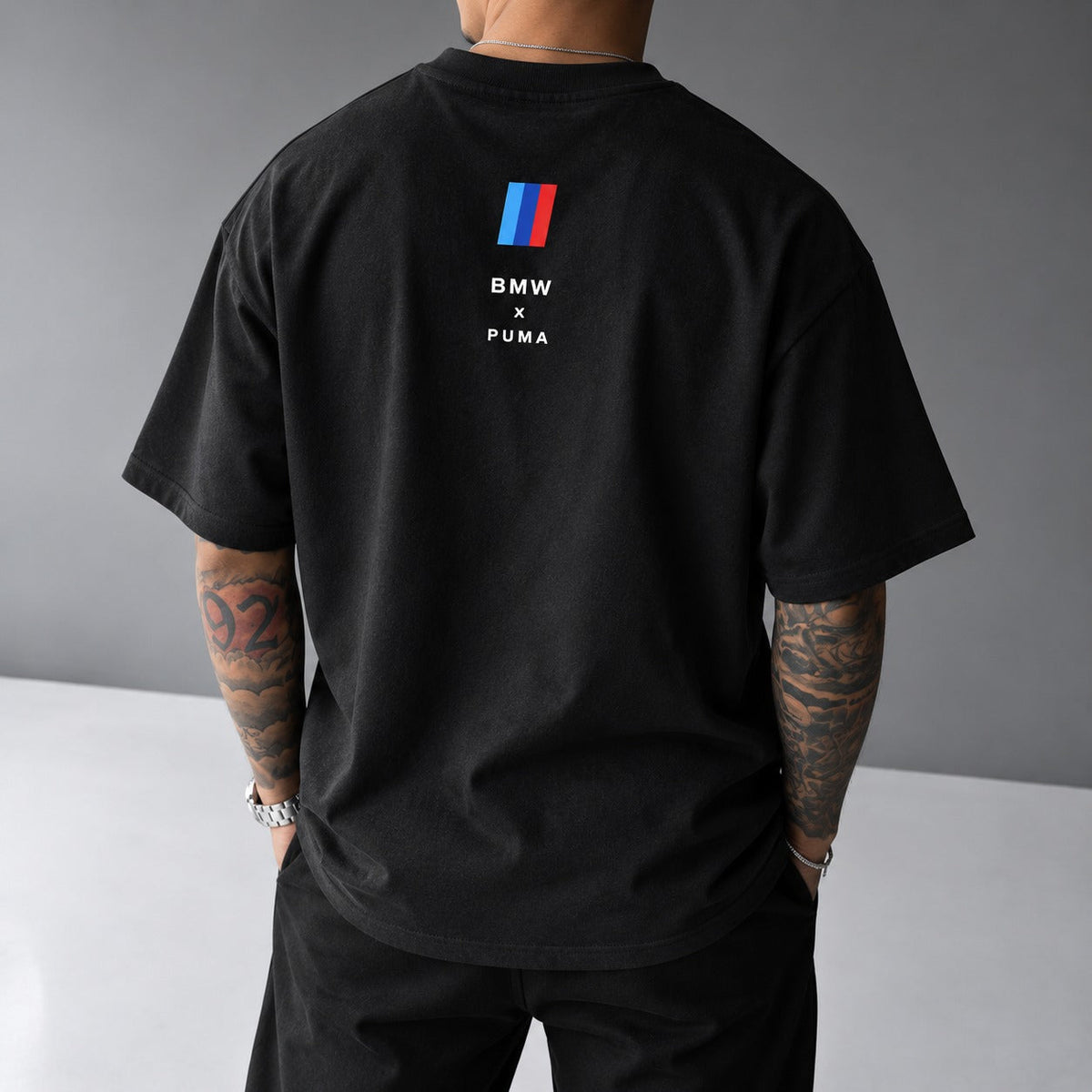 BMW M Heritage Minimal T-Shirt – Black