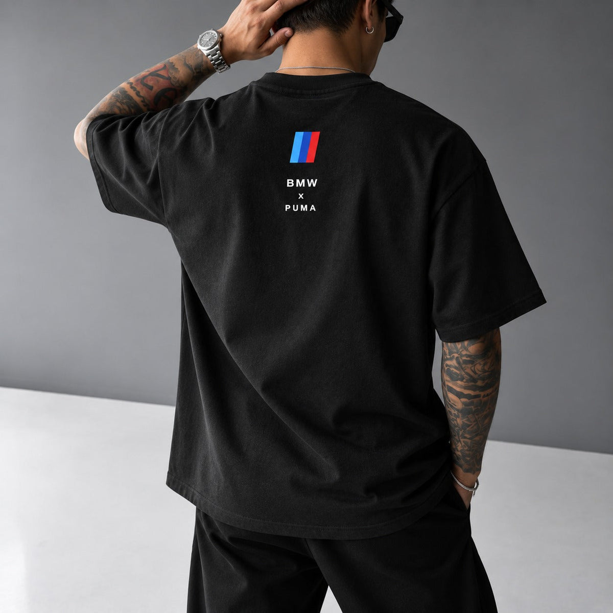 BMW M Heritage Minimal T-Shirt – Black