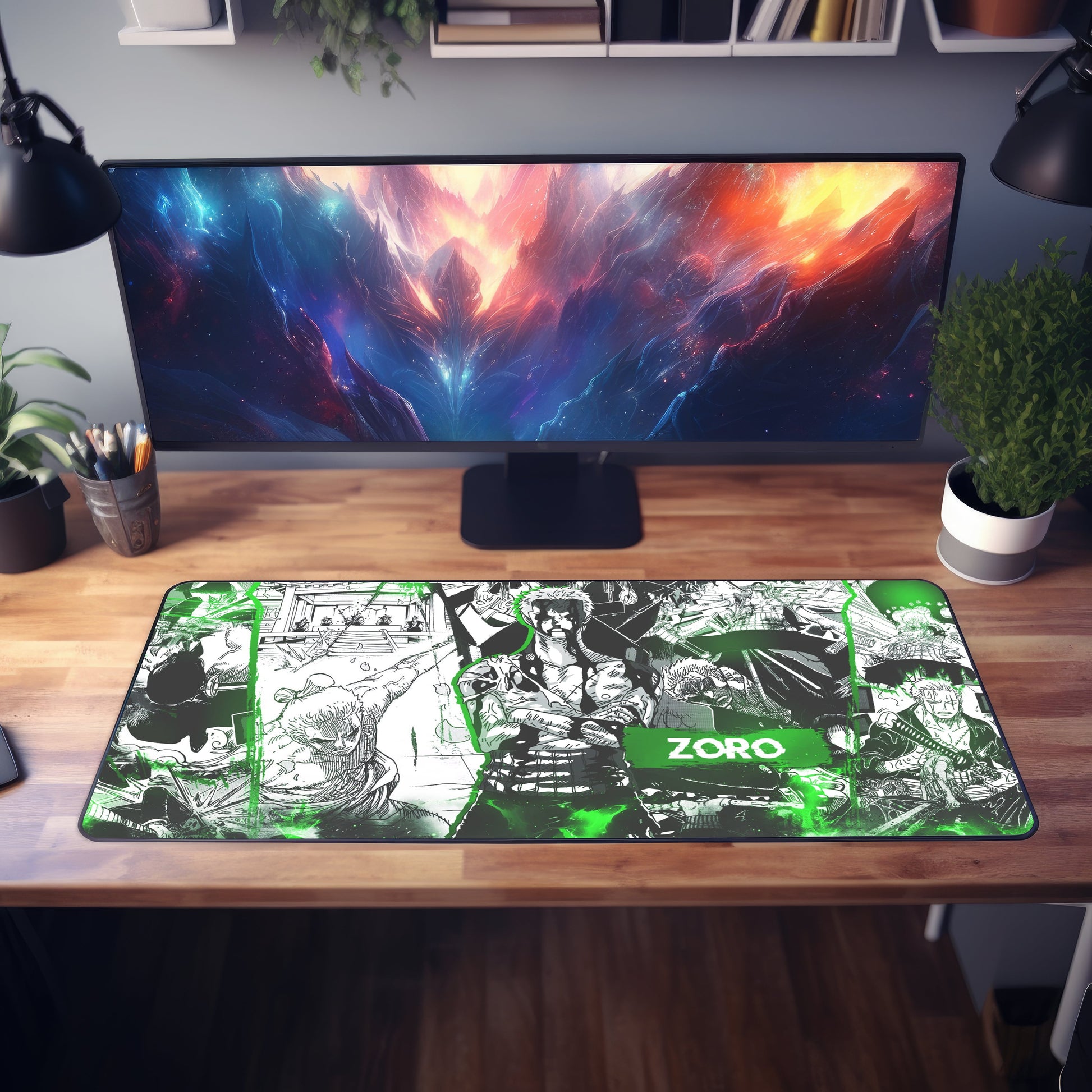 Zoro Manga Desk Mat