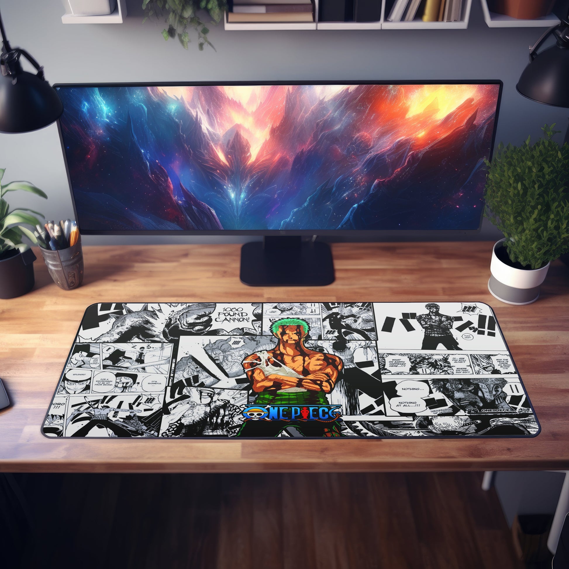 Zoro Thriller bark Manga Desk Mat